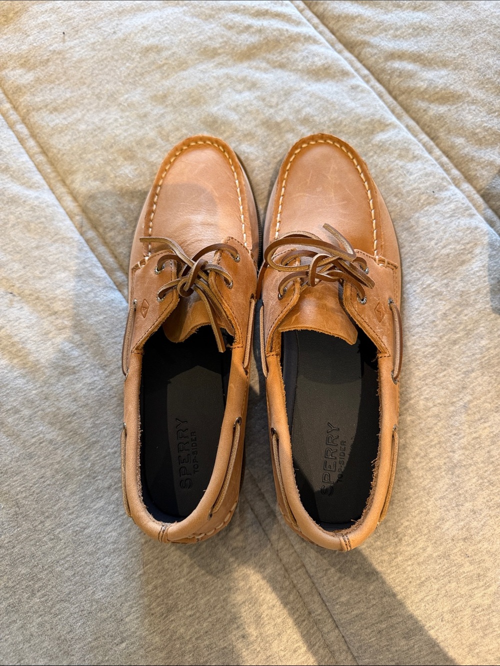 Sperry Brown Leather Boat Shoes - Classic Boy’s Deck Shoe